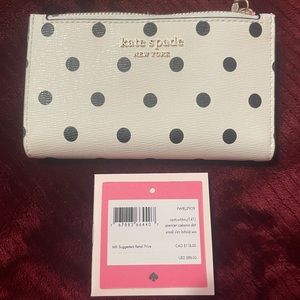 Kate Spade Spencer Cabana Dot Small Slim Bifold